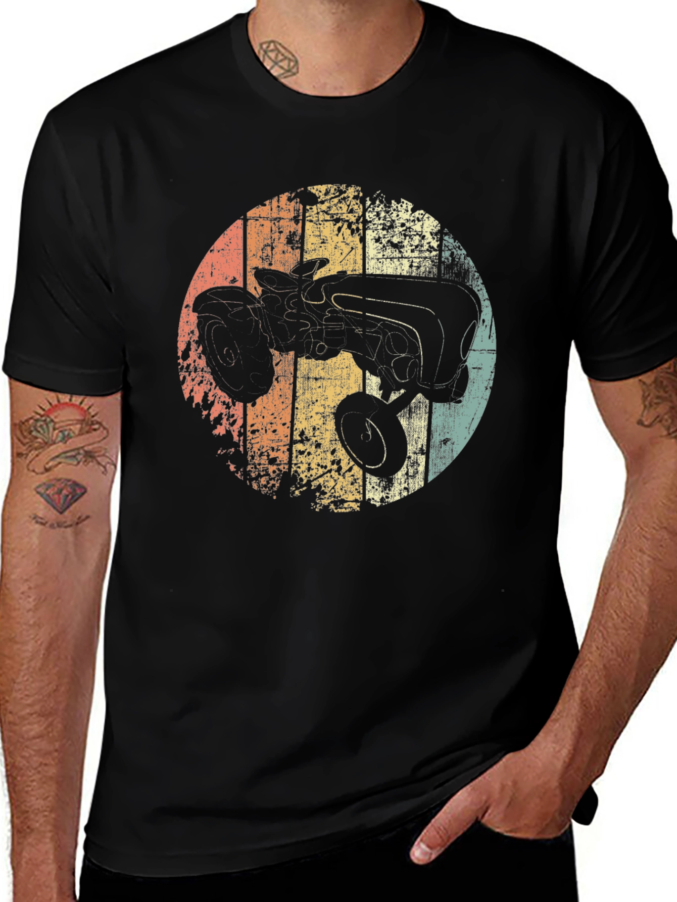 Vintage Tractor Graphic T-Shirt