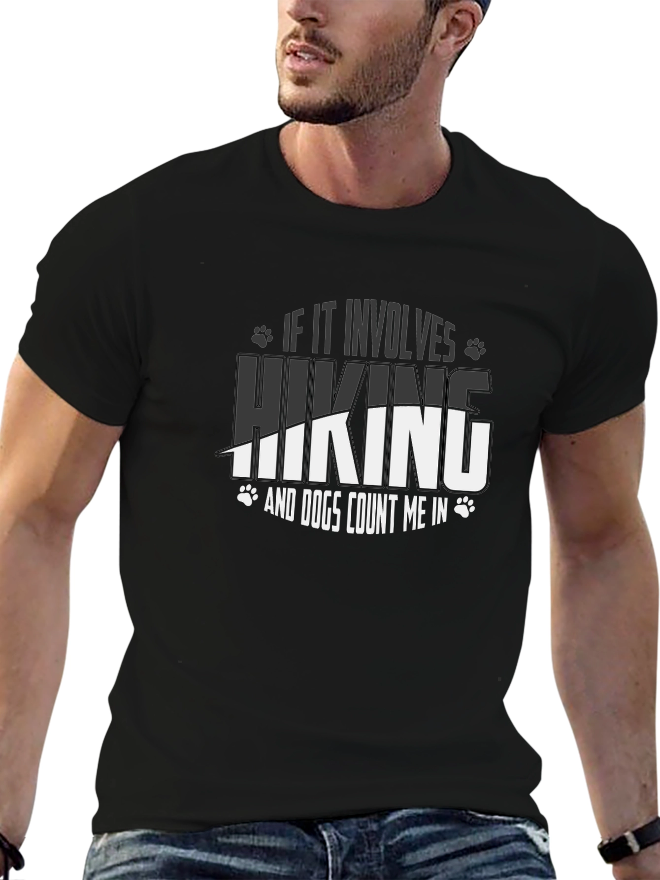 Hiking and Dogs T-Shirt - Count Me In!