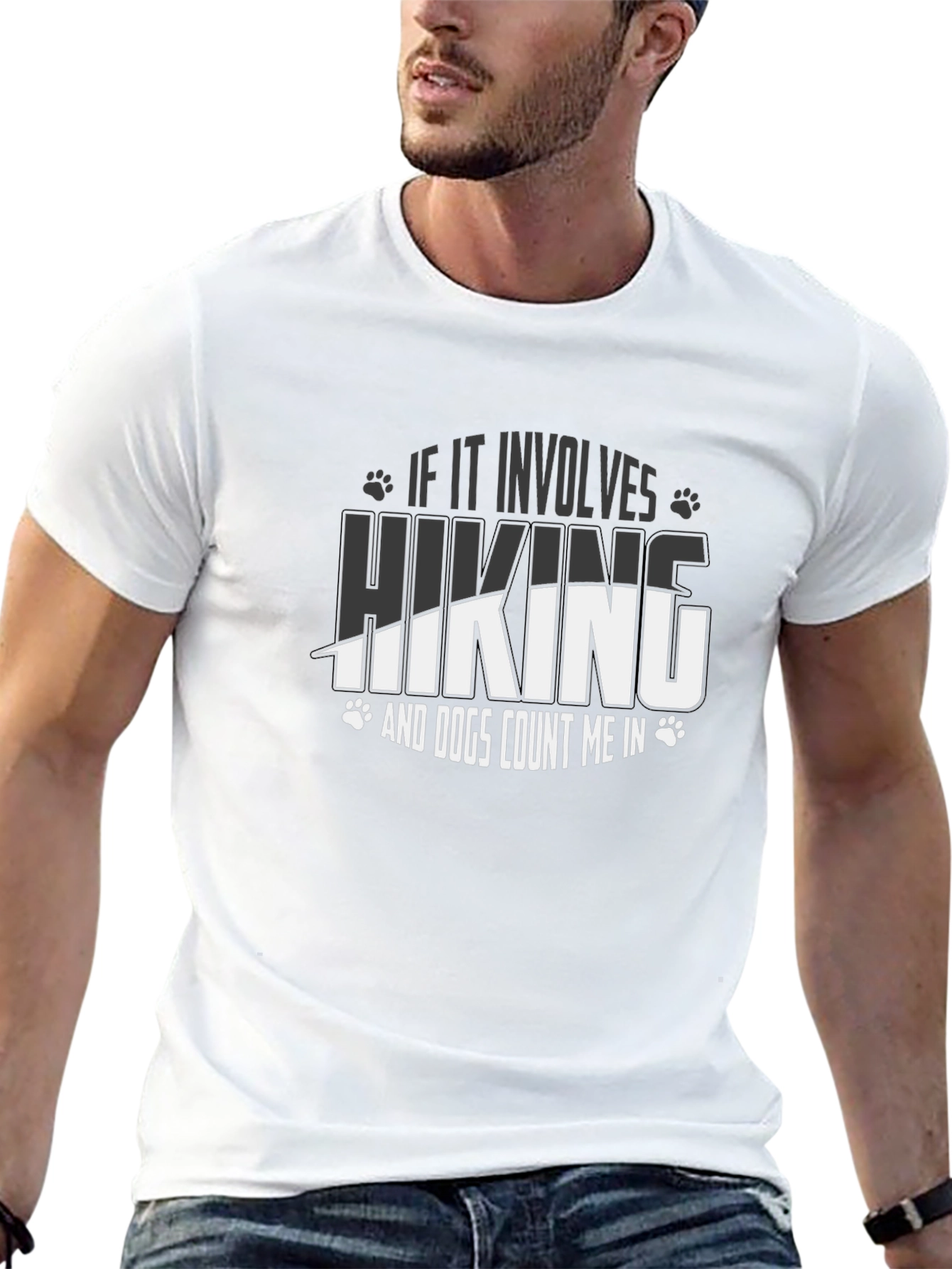 Hiking and Dogs T-Shirt - Count Me In!