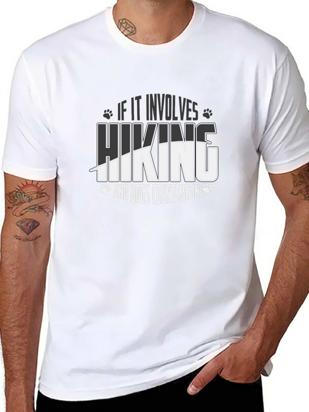 Hiking and Dogs T-Shirt - Count Me In!