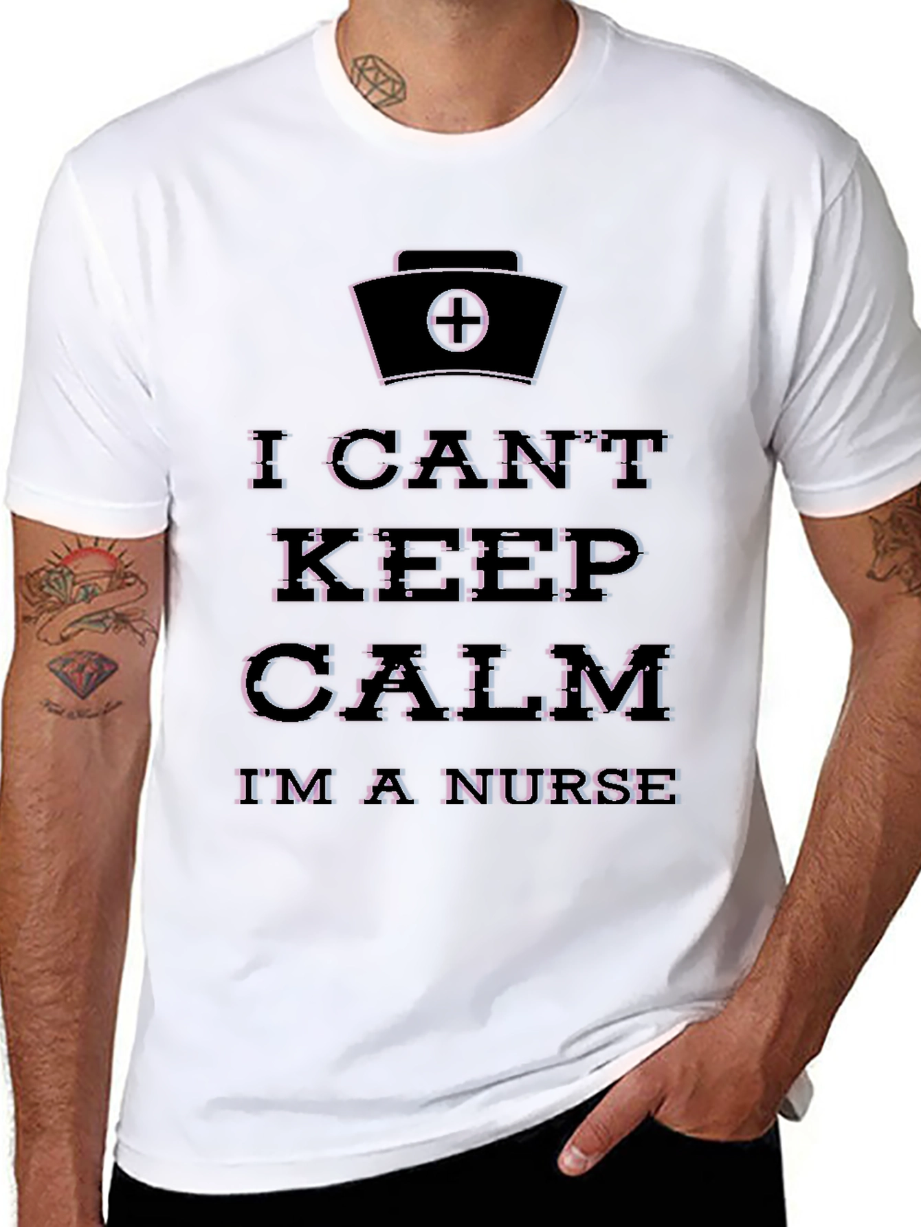 I Cant Keep Calm Im a Nurse Graphic T-Shirt