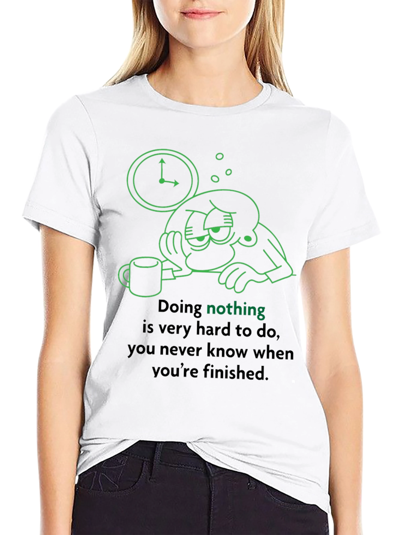 Funny Graphic Tee - Doing Nothing Is Hard T-Shirt
