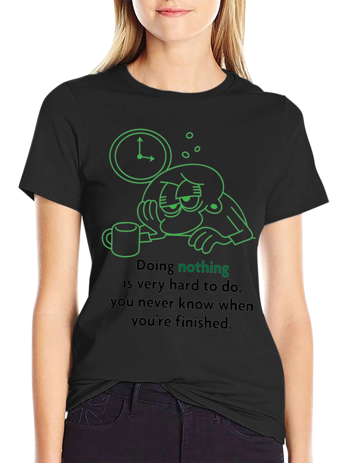 Funny Graphic Tee - Doing Nothing Is Hard T-Shirt