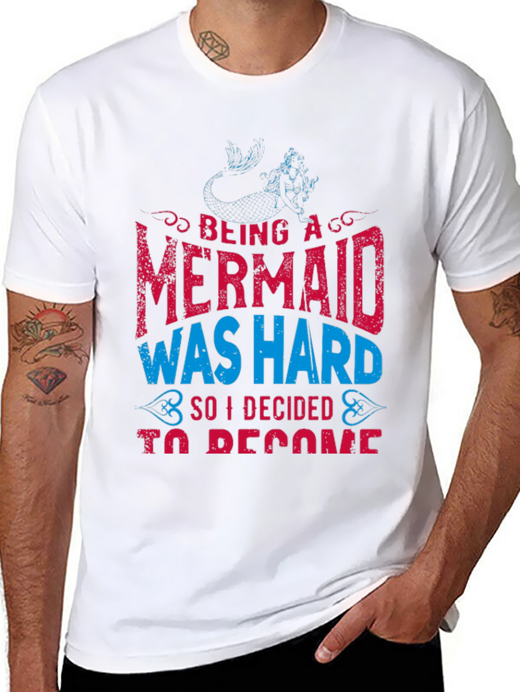 Mermaid to Become T-Shirt