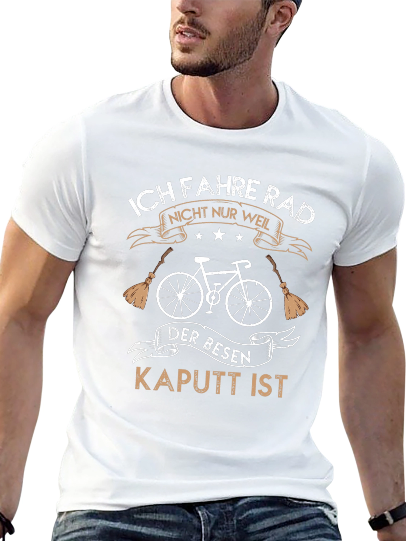 Ich Fahre Rad T-Shirt Funny Cycling Gift