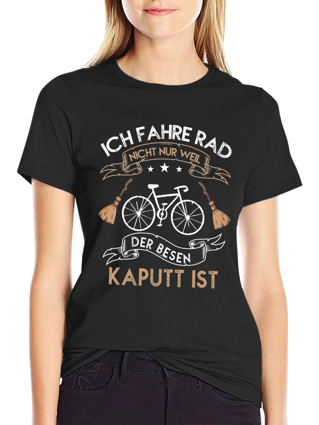 Ich Fahre Rad T-Shirt Funny Cycling Gift