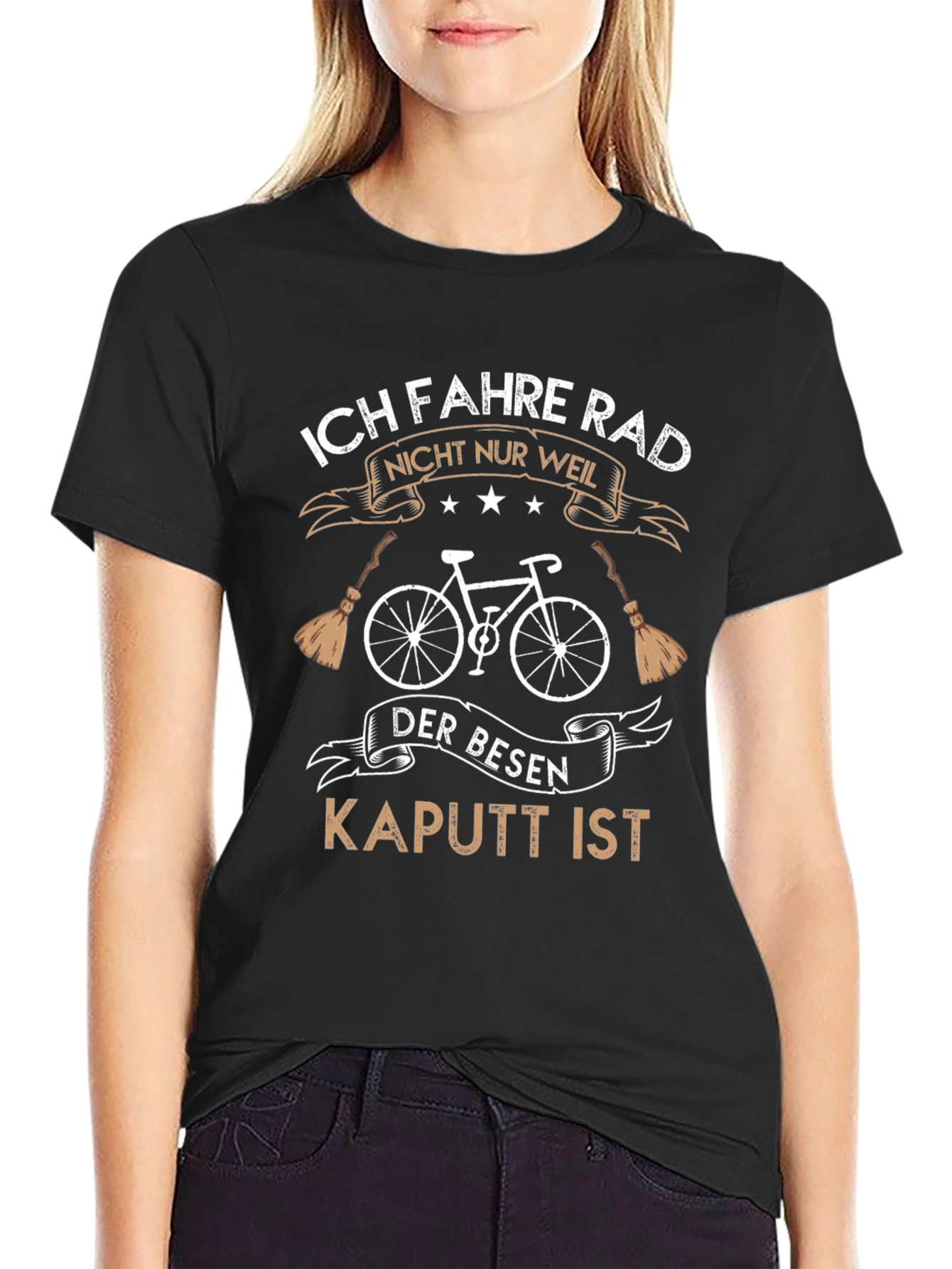 Ich Fahre Rad T-Shirt Funny Cycling Gift