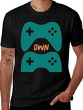 Own The Game Black Graphic T-Shirt
