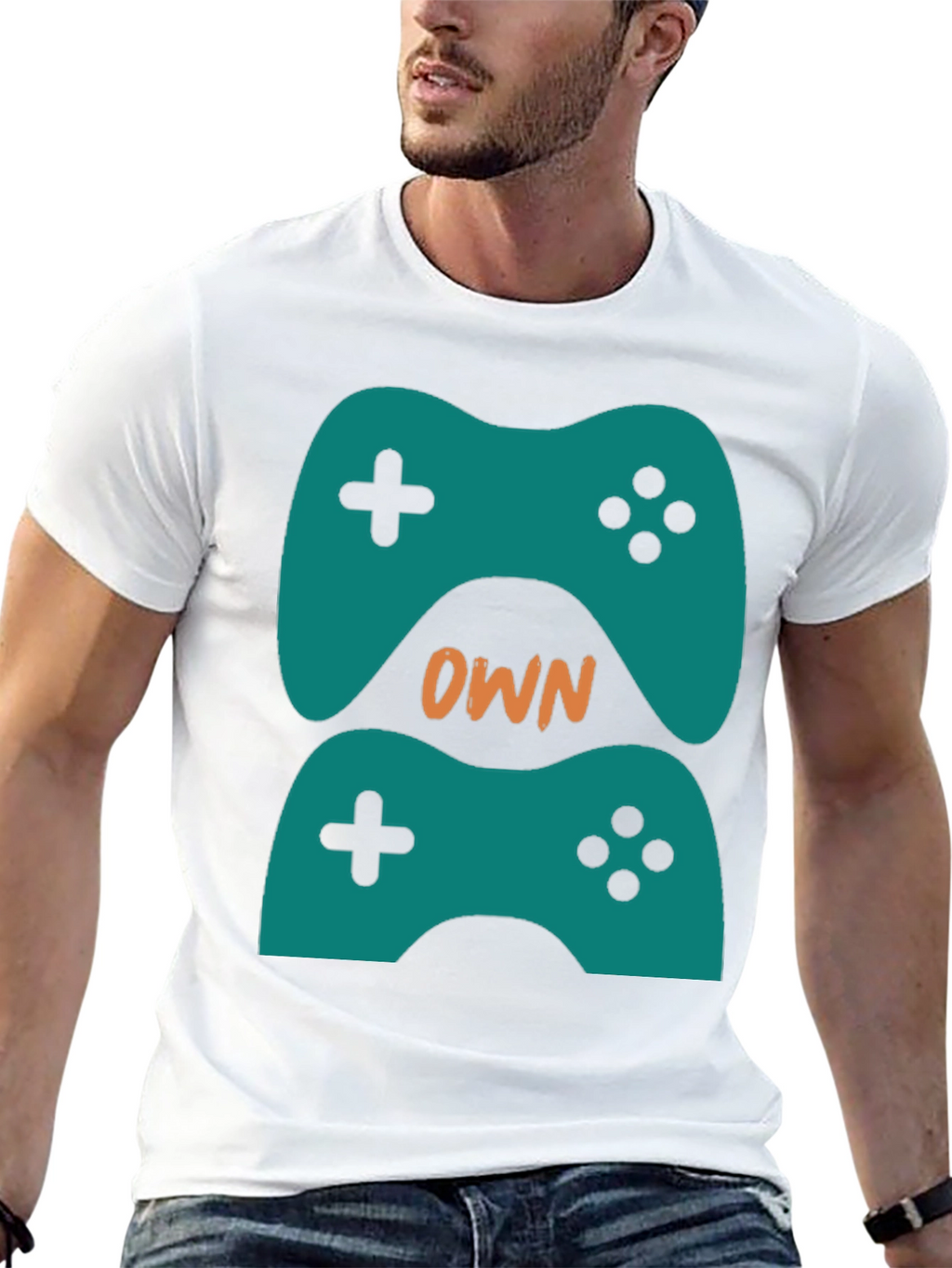 Own The Game Black Graphic T-Shirt