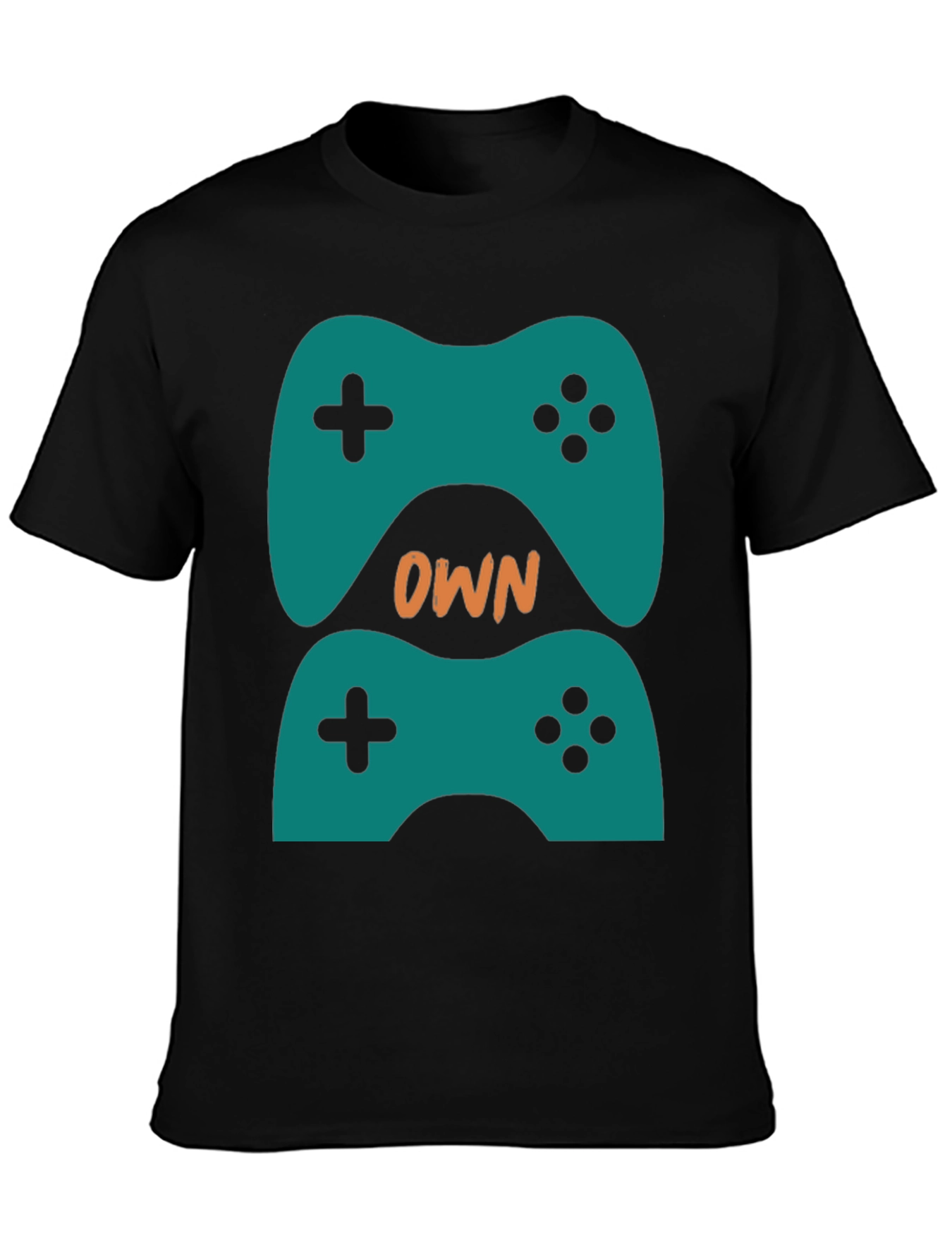 Own The Game Black Graphic T-Shirt