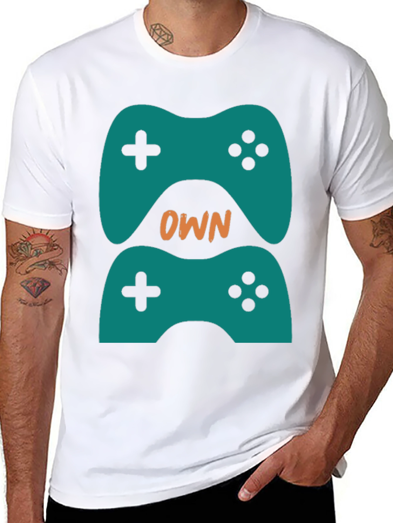 Own The Game Black Graphic T-Shirt