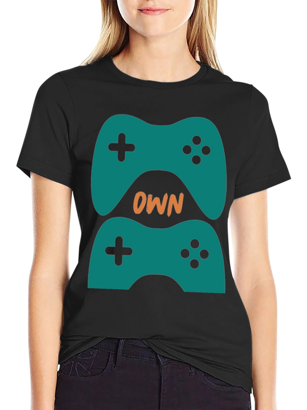 Own The Game Black Graphic T-Shirt