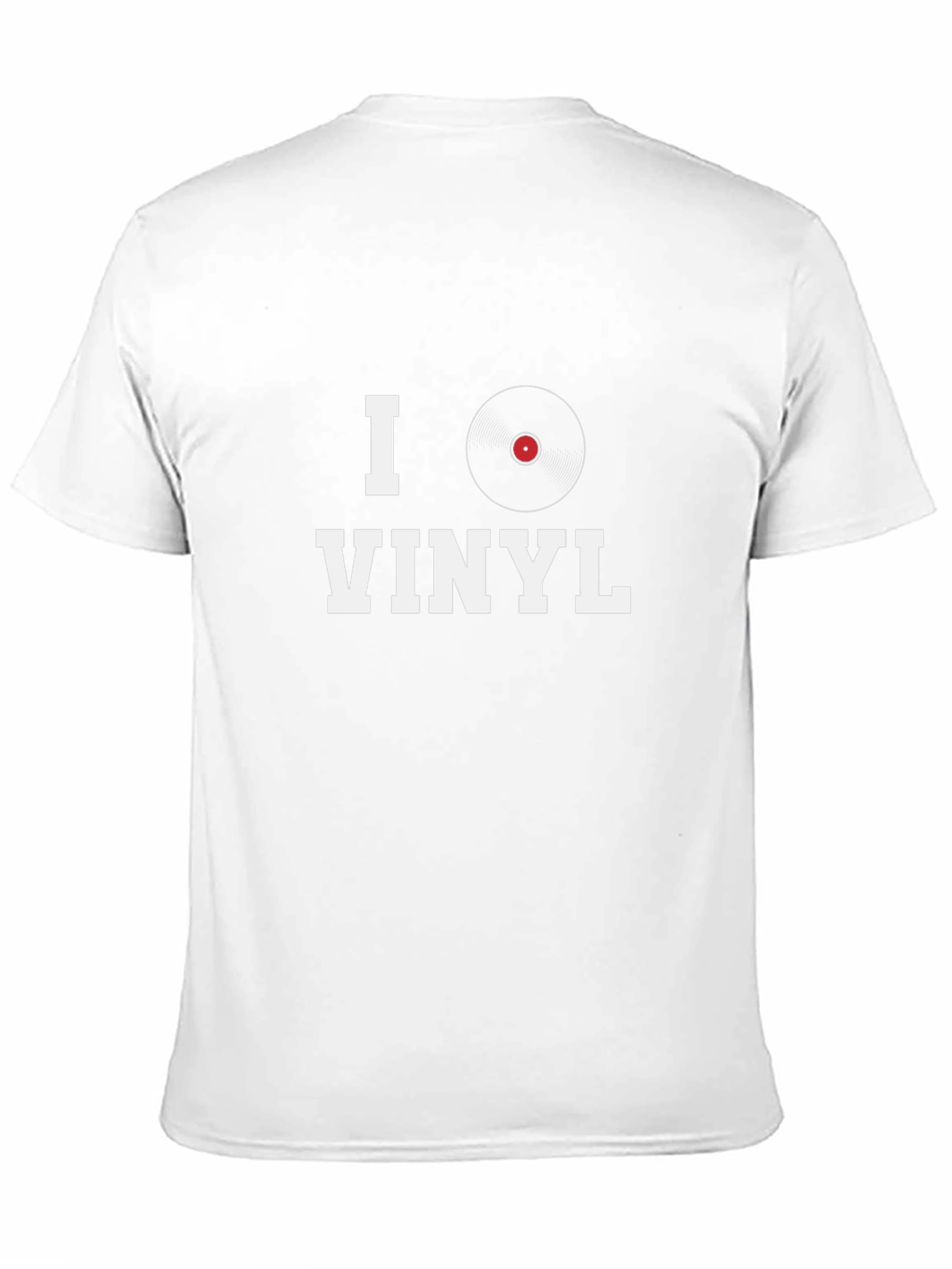 I Heart Vinyl Graphic Tee - Music Lovers T-Shirt