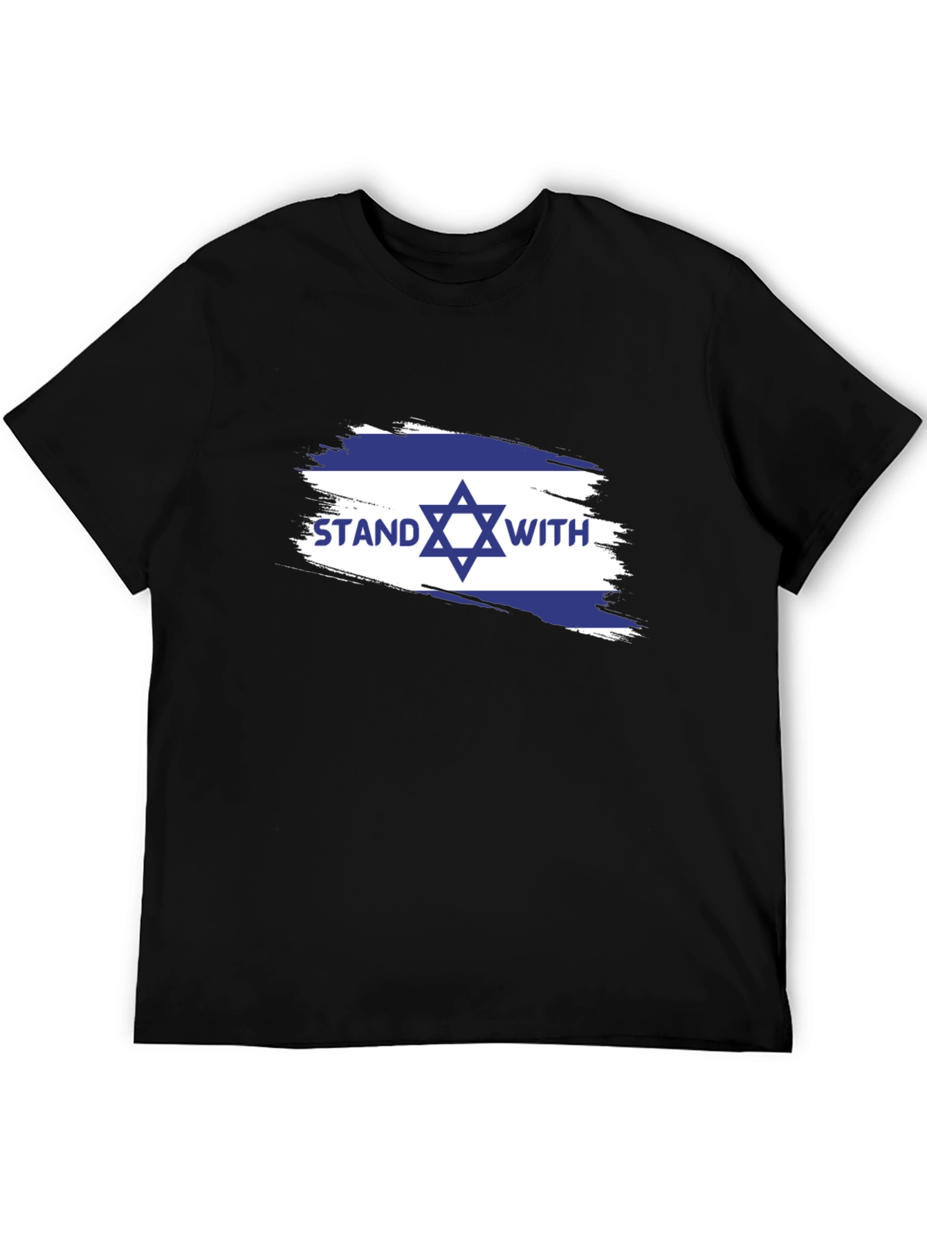 Stand With Israel T-Shirt - Mens Black Tee