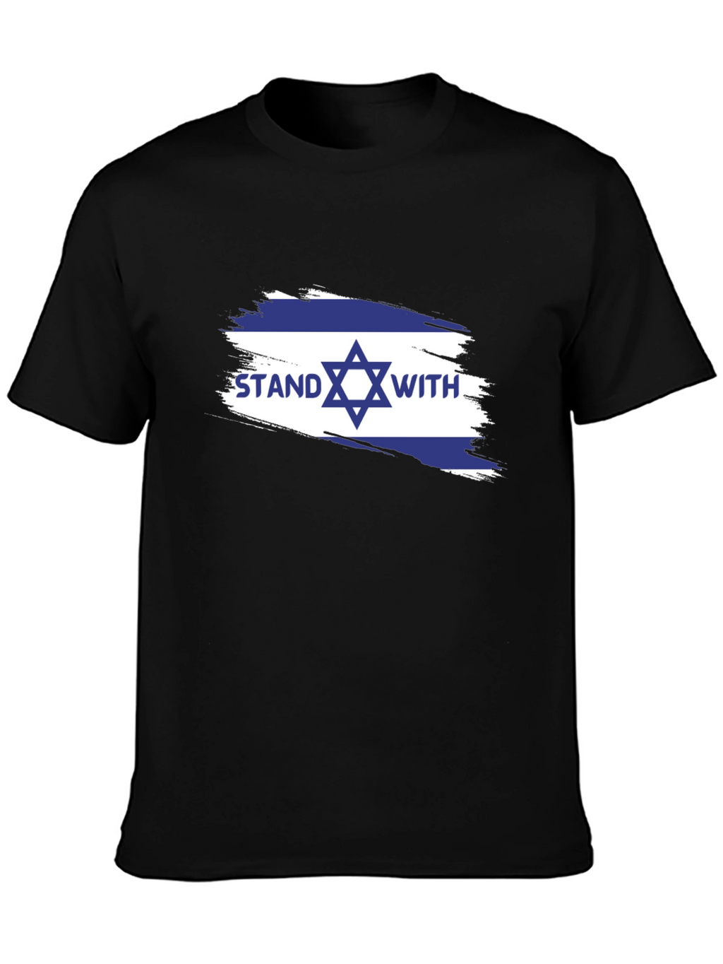 Stand With Israel T-Shirt - Mens Black Tee