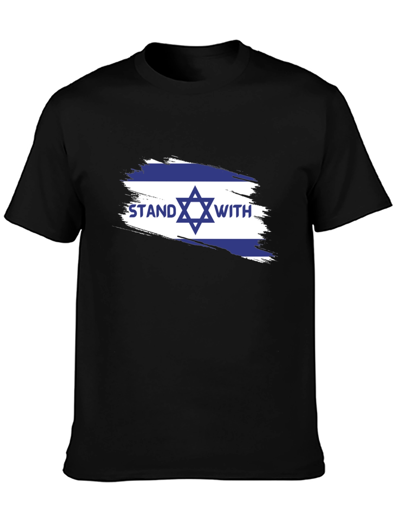 Stand With Israel T-Shirt - Mens Black Tee