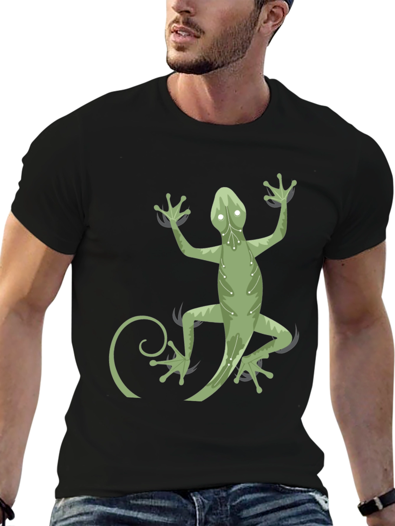 Gecko Circuitry Graphic Tee - Cool Casual Wear