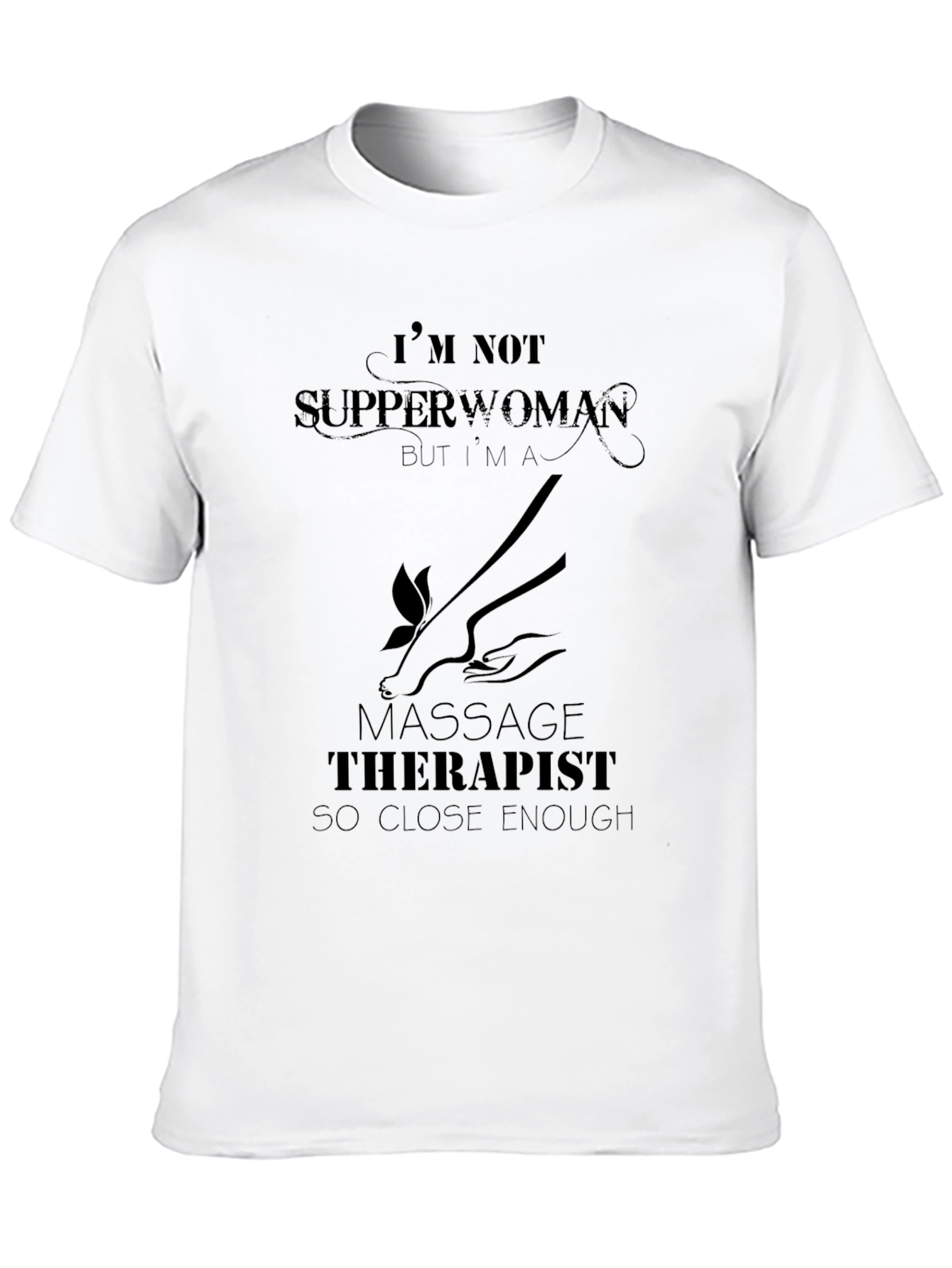 Massage Therapist Graphic T-Shirt - Funny Womens Tee