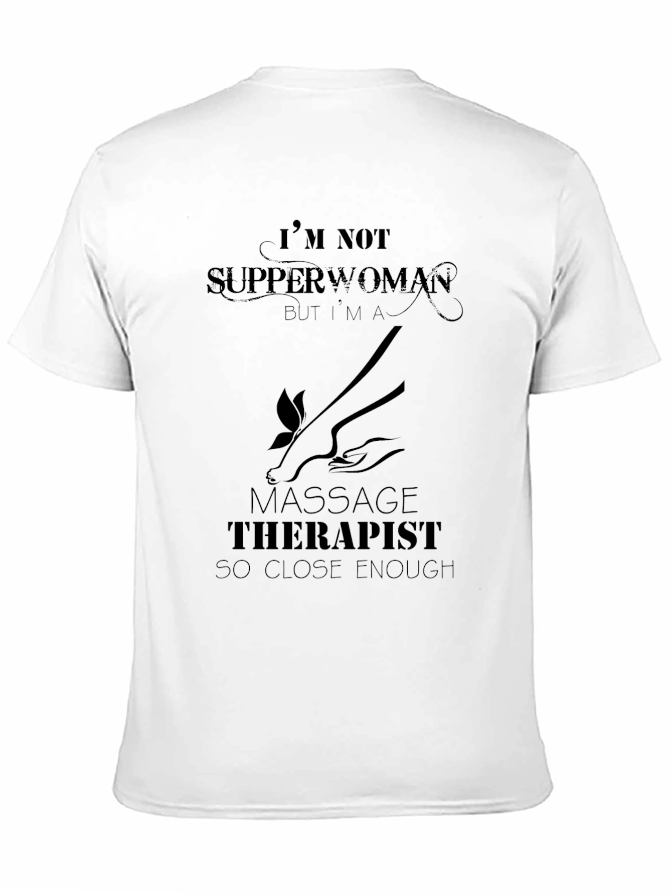 Massage Therapist Graphic T-Shirt - Funny Womens Tee
