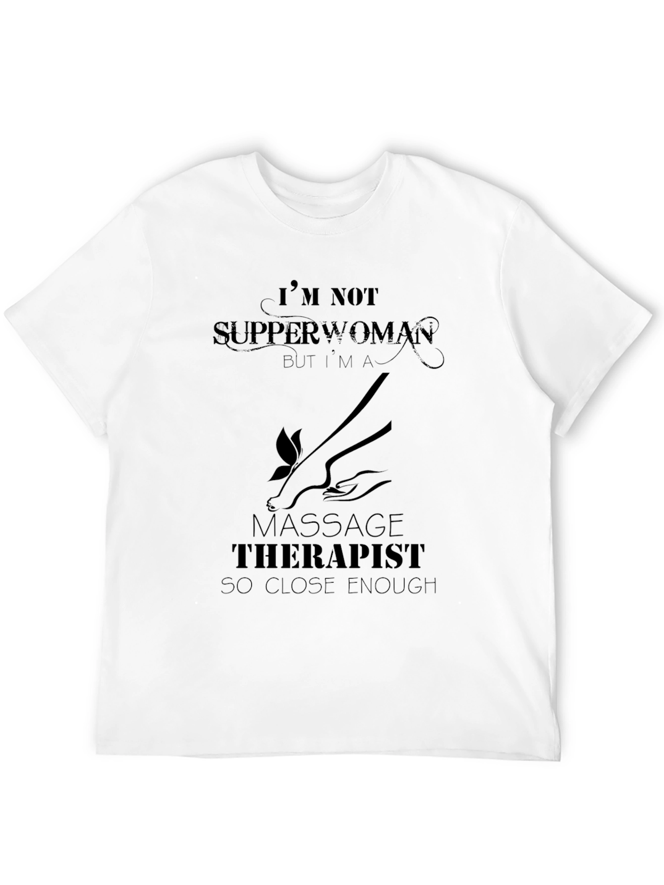Massage Therapist Graphic T-Shirt - Funny Womens Tee