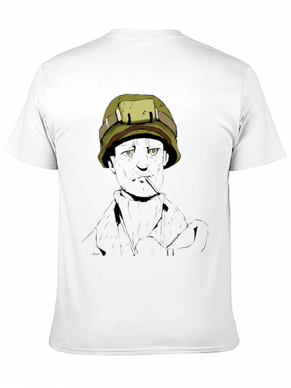 Graphic Tee: Vietnam Soldier Art T-Shirt