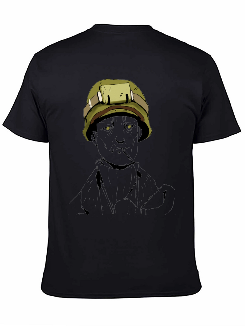 Graphic Tee: Vietnam Soldier Art T-Shirt