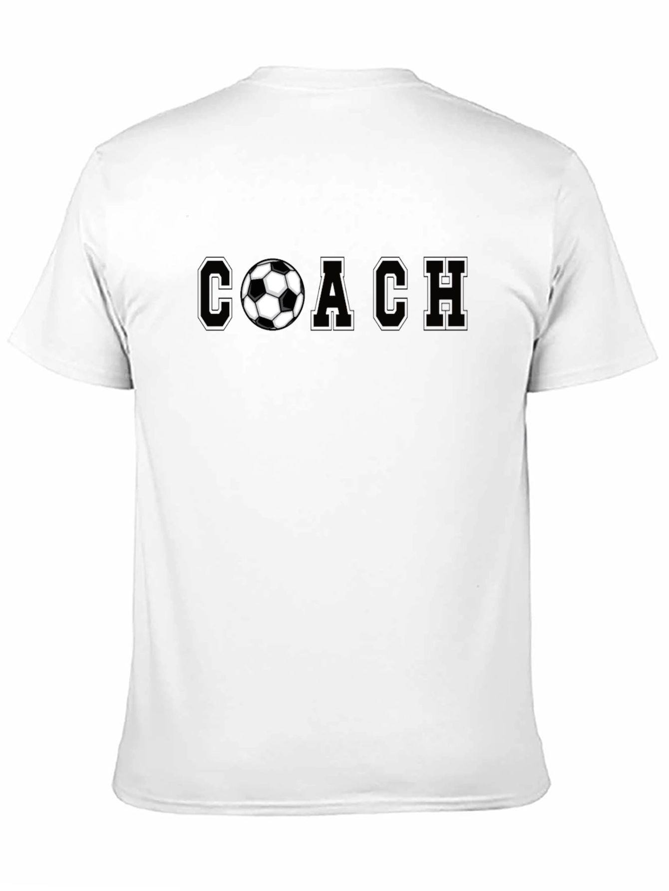 Soccer Coach T-Shirt - Black Graphic Tee