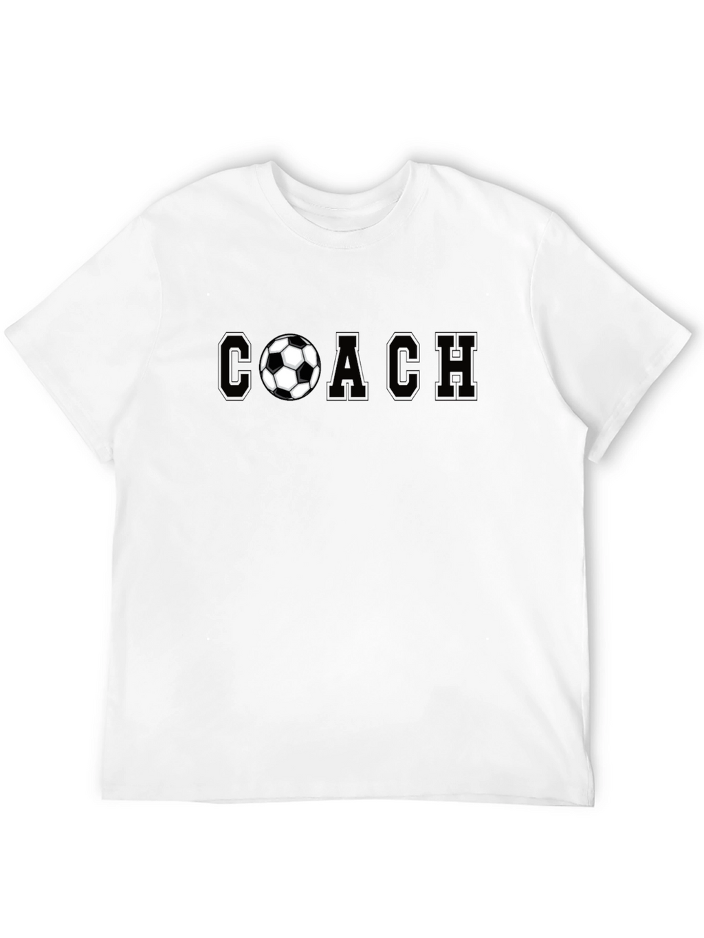 Soccer Coach T-Shirt - Black Graphic Tee