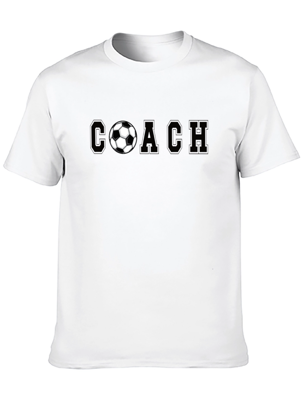 Soccer Coach T-Shirt - Black Graphic Tee