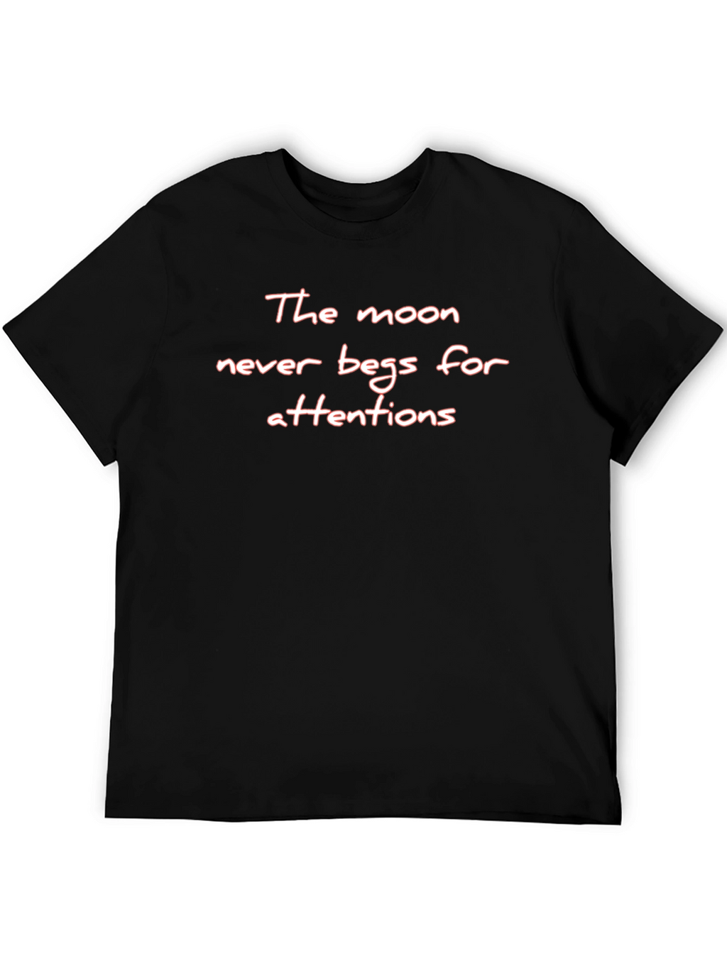 Inspirational Moon T-Shirt - Unisex Black Tee