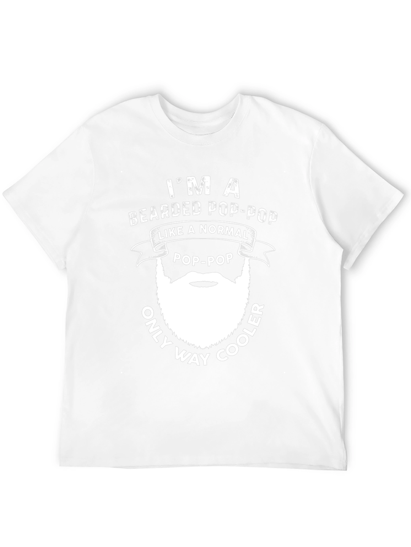 Bearded Pop-Pop Novelty T-Shirt