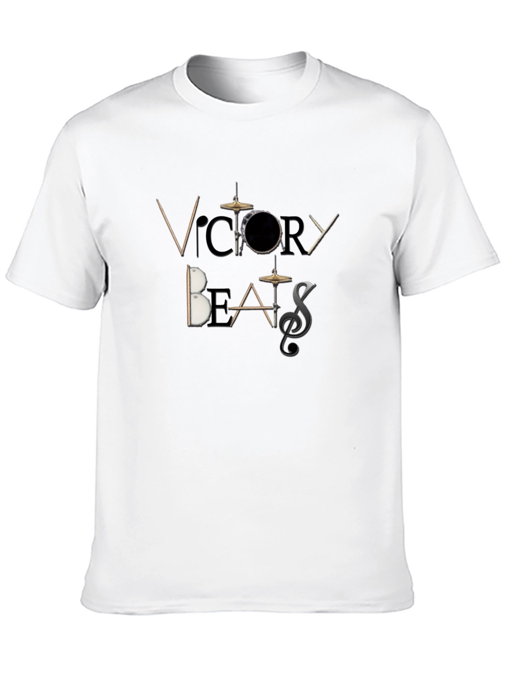 Victory Beats Black Graphic T-Shirt