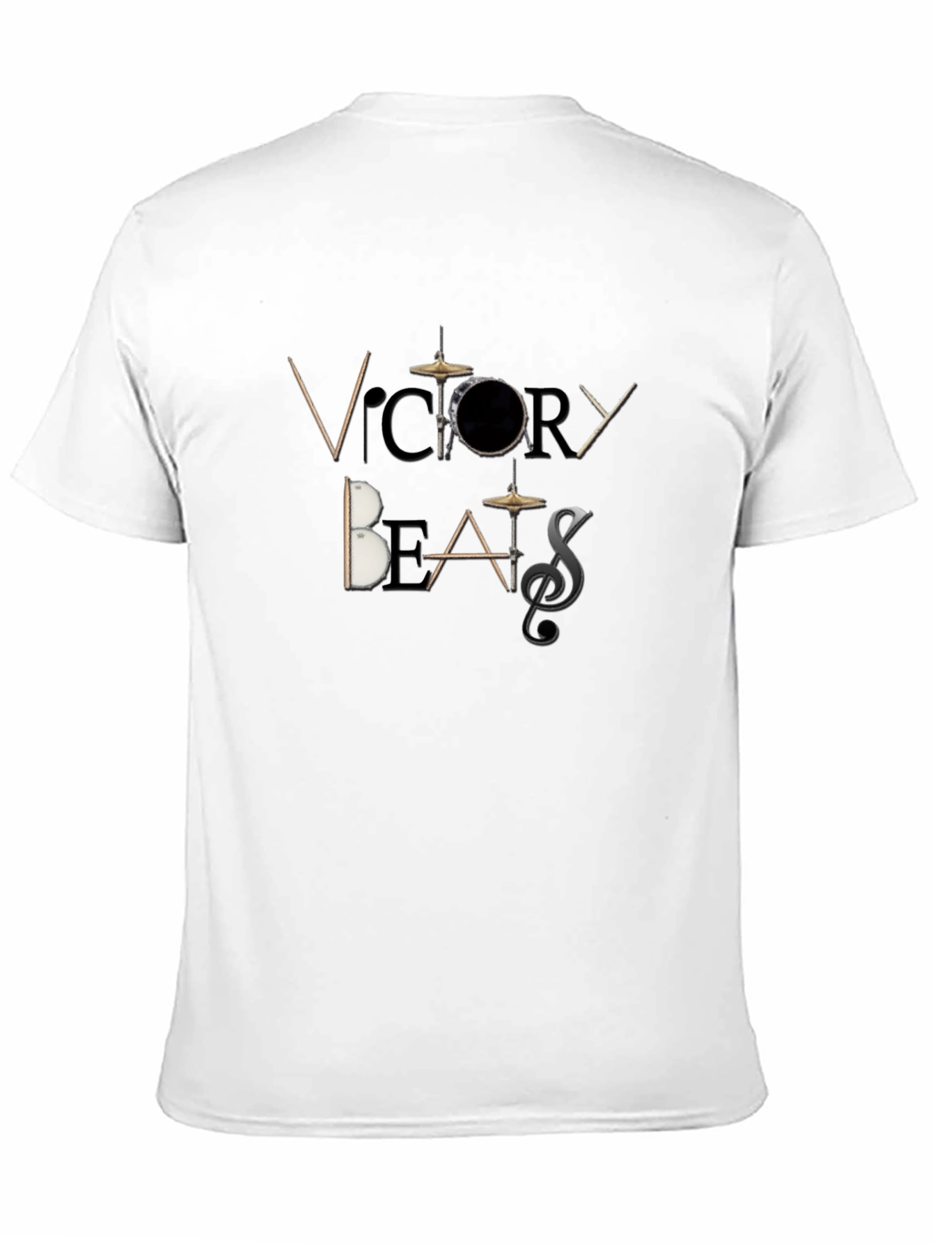 Victory Beats Black Graphic T-Shirt