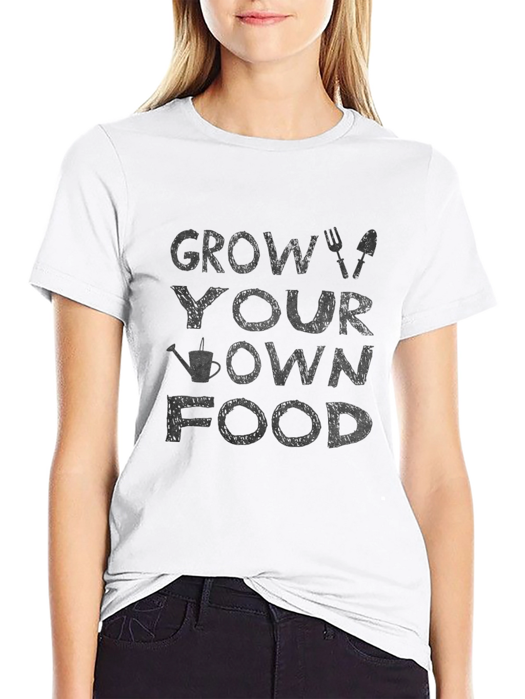 Grow Your Own Food Black T-Shirt