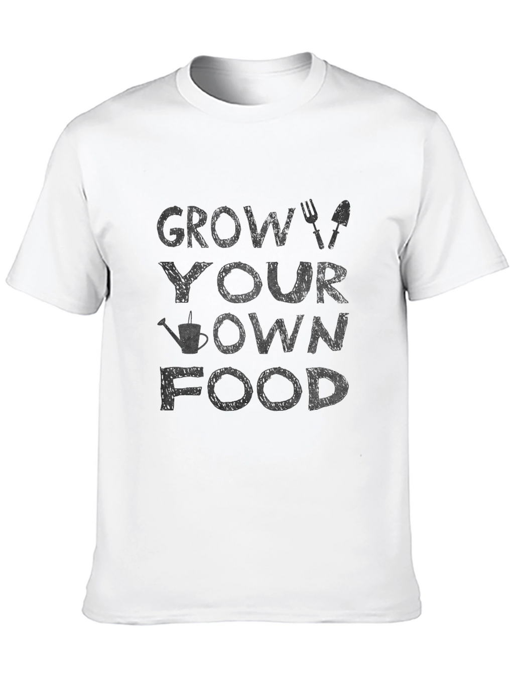 Grow Your Own Food Black T-Shirt