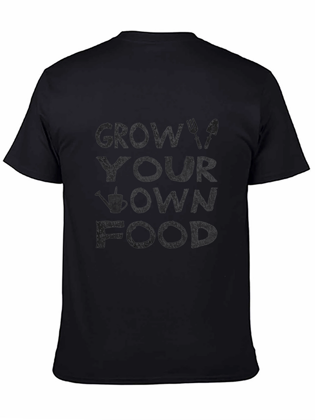 Grow Your Own Food Black T-Shirt