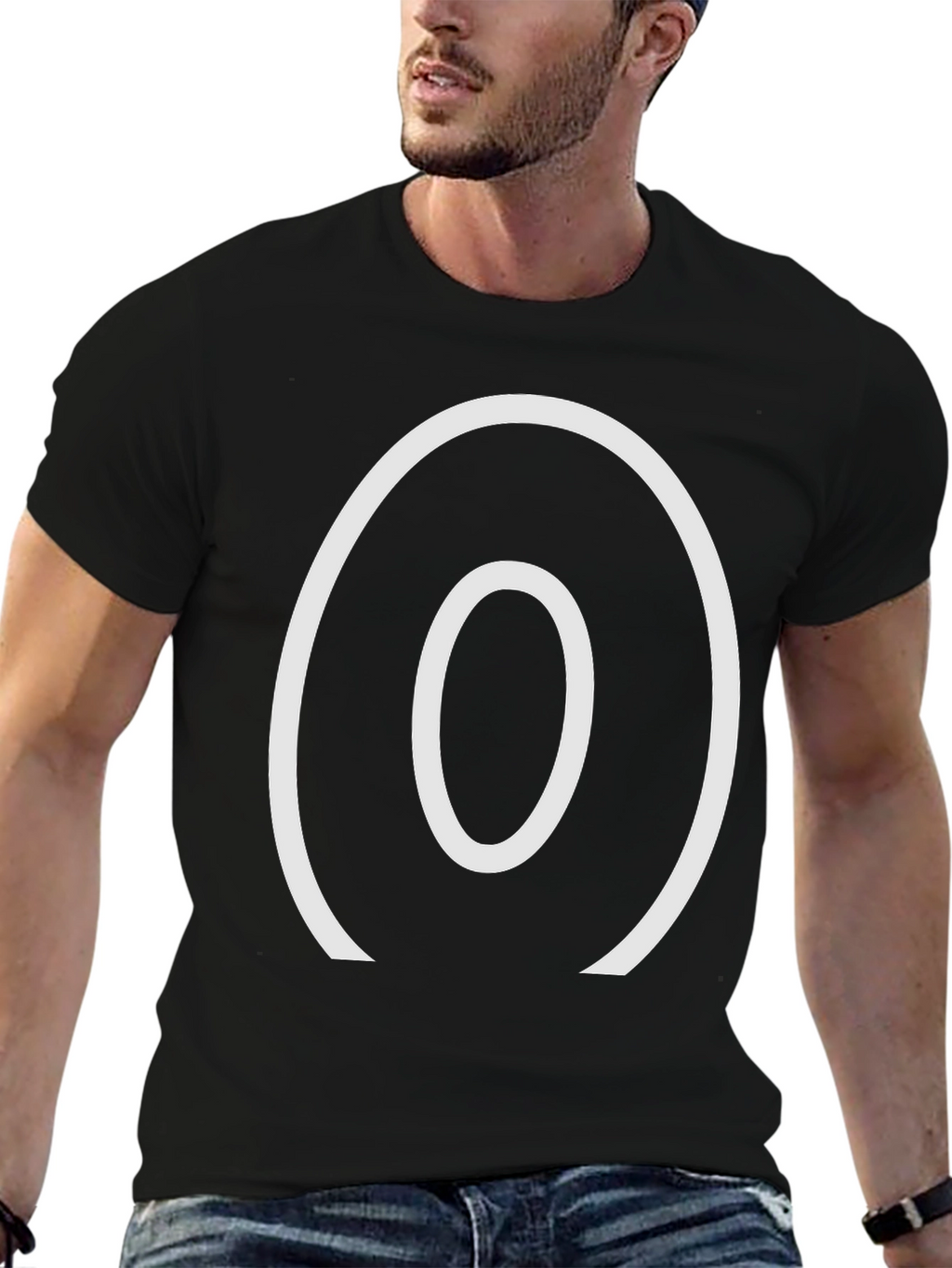 Minimalist Circle Graphic Tee - Modern Style
