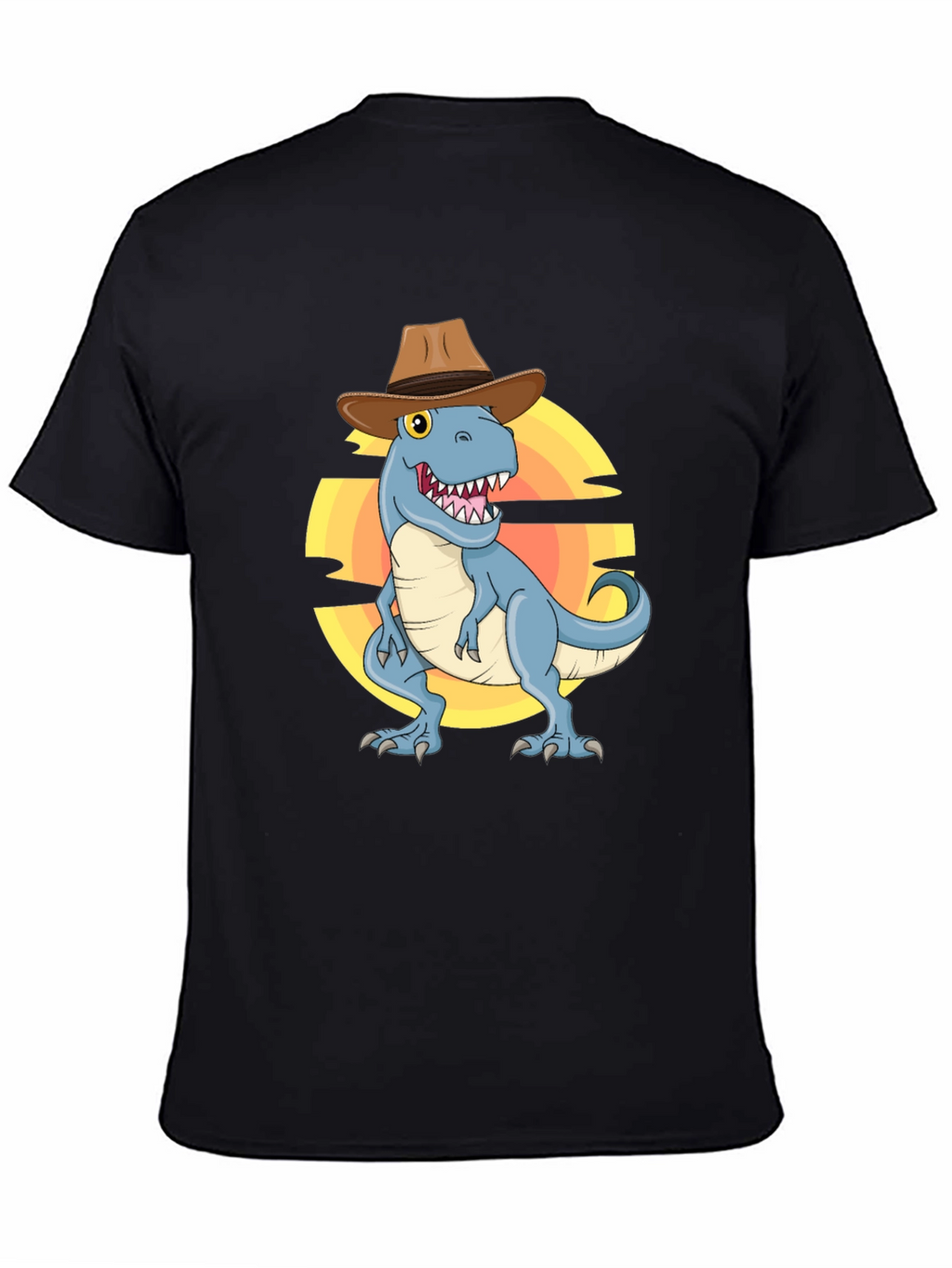 Cowboy Dinosaur Graphic Tee - Unisex T-Shirt
