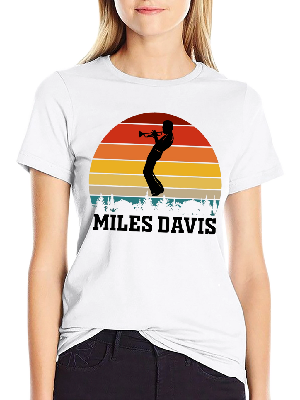 Miles Davis Sunset T-Shirt | Jazz Music Tee