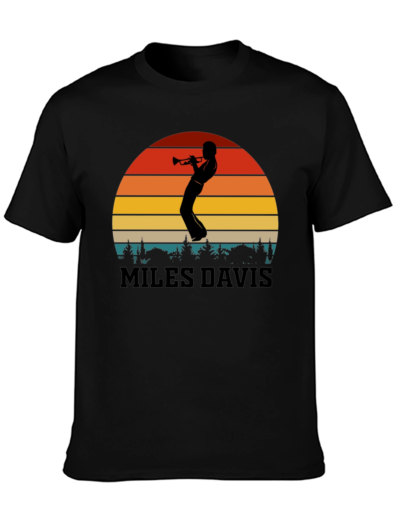 Miles Davis Sunset T-Shirt | Jazz Music Tee