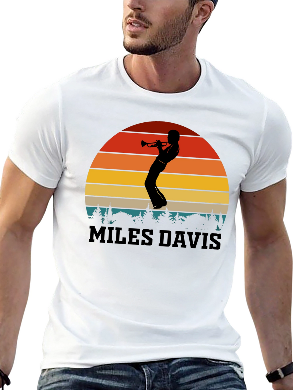 Miles Davis Sunset T-Shirt | Jazz Music Tee