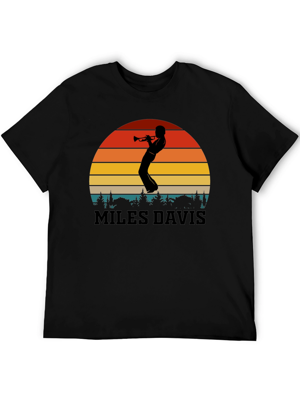 Miles Davis Sunset T-Shirt | Jazz Music Tee