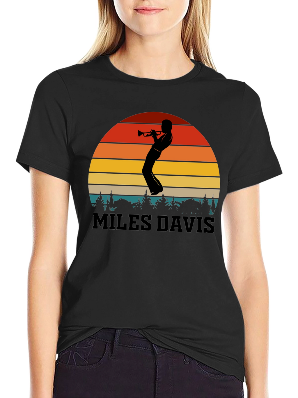 Miles Davis Sunset T-Shirt | Jazz Music Tee