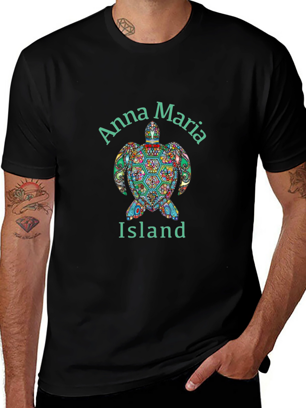 Anna Maria Island Turtle Graphic T-Shirt