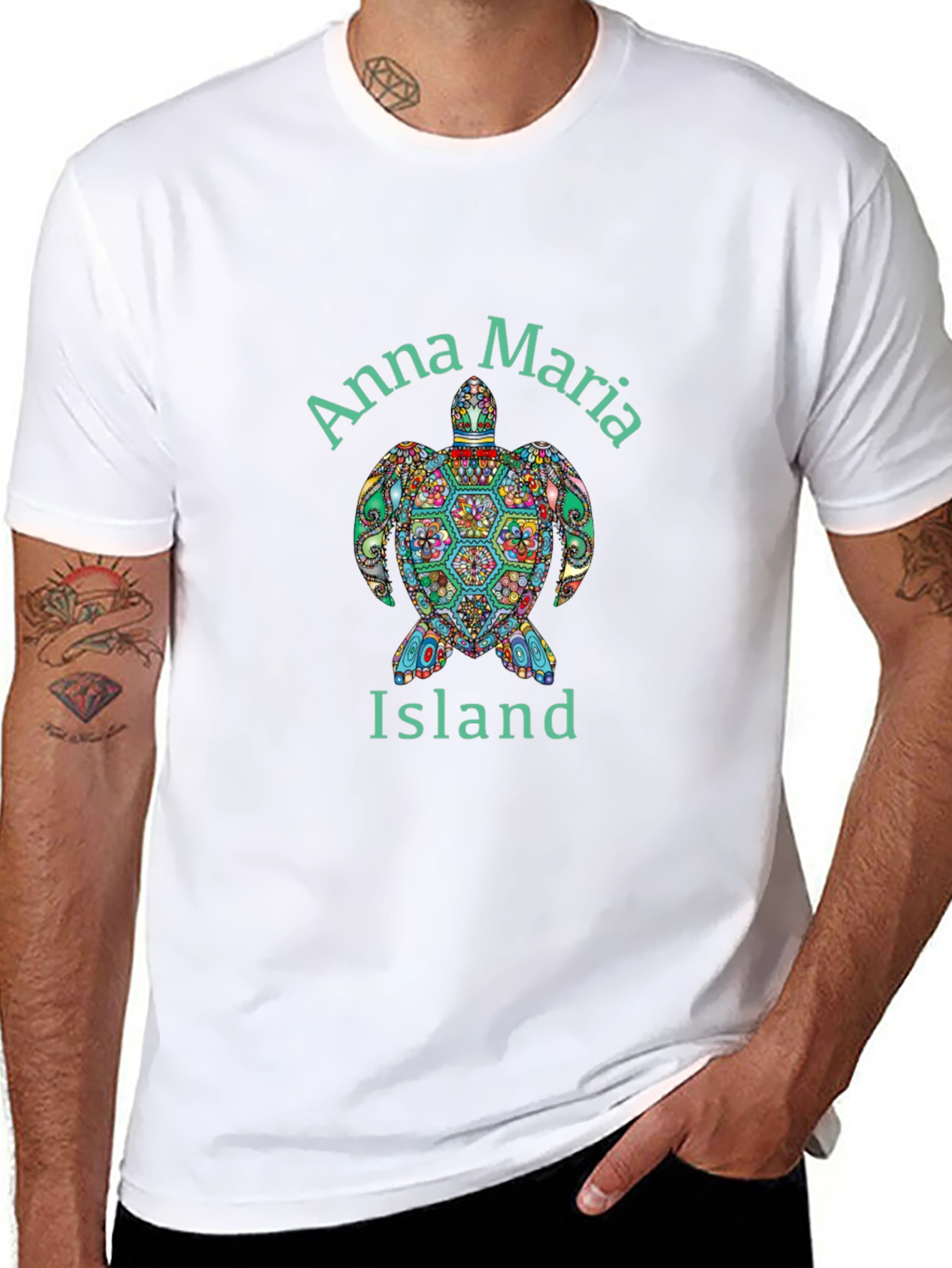 Anna Maria Island Turtle Graphic T-Shirt