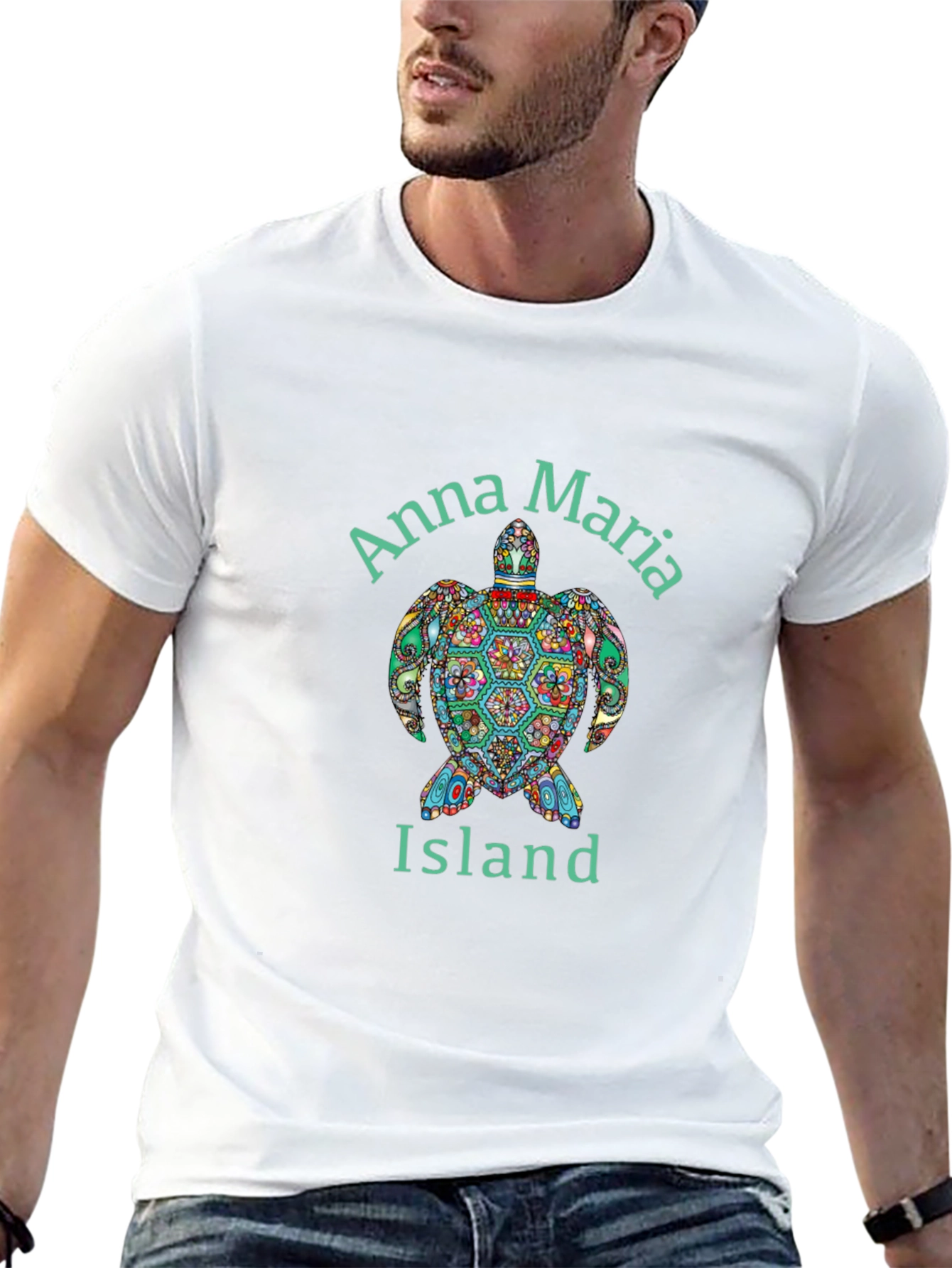 Anna Maria Island Turtle Graphic T-Shirt