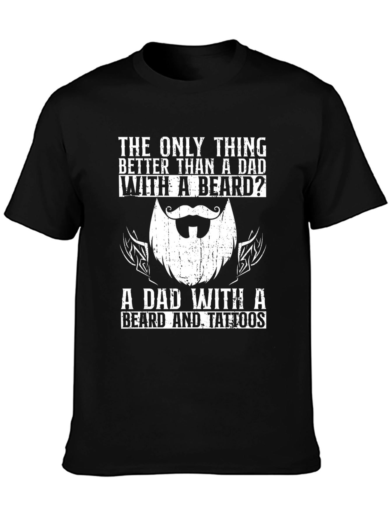 Dad Beard & Tattoos Graphic T-Shirt
