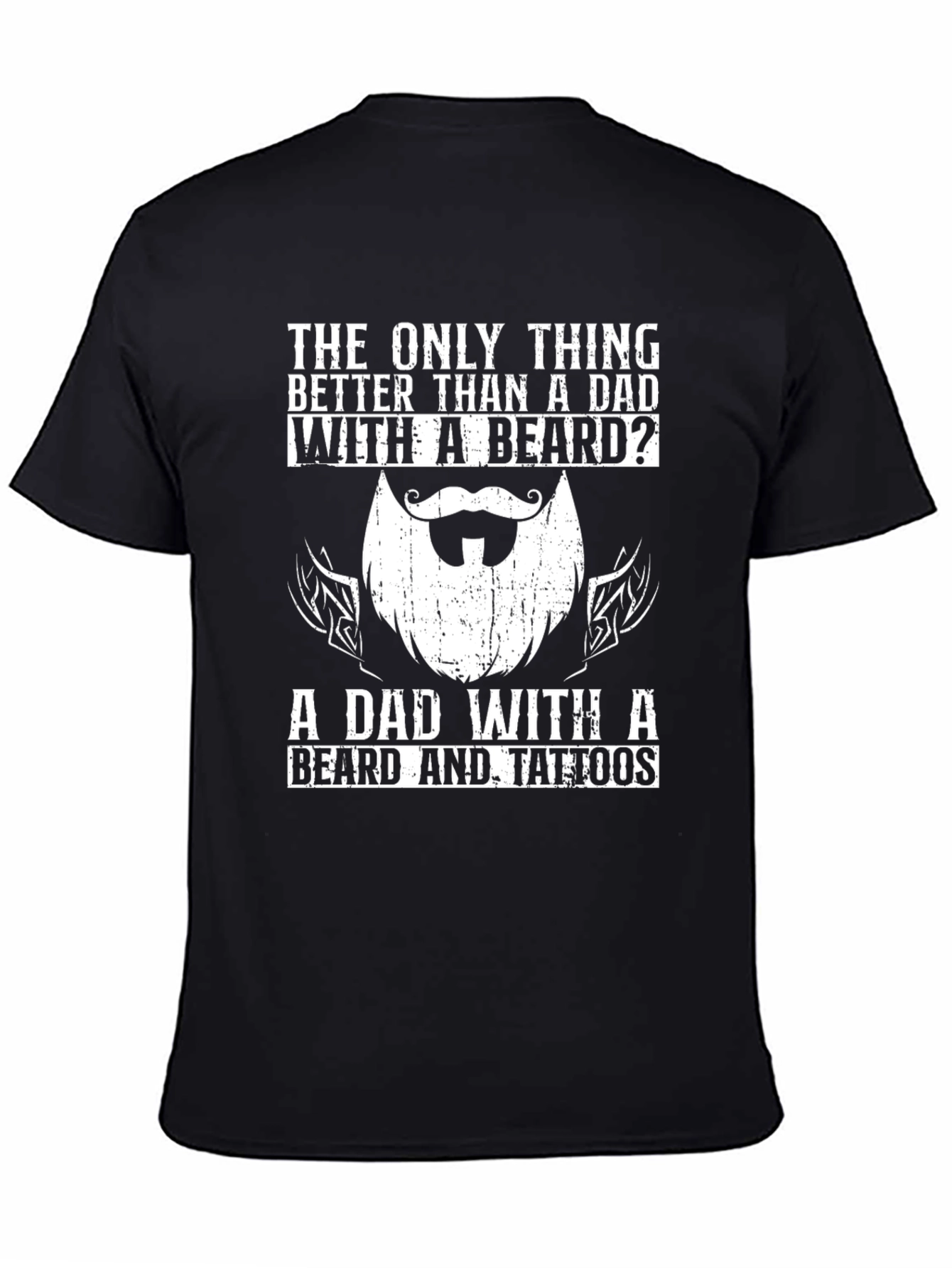 Dad Beard & Tattoos Graphic T-Shirt