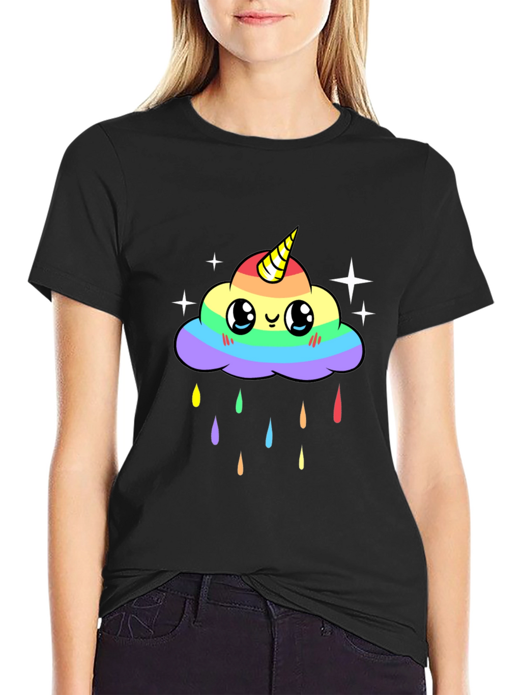 Rainbow Cloud Unicorn T-Shirt