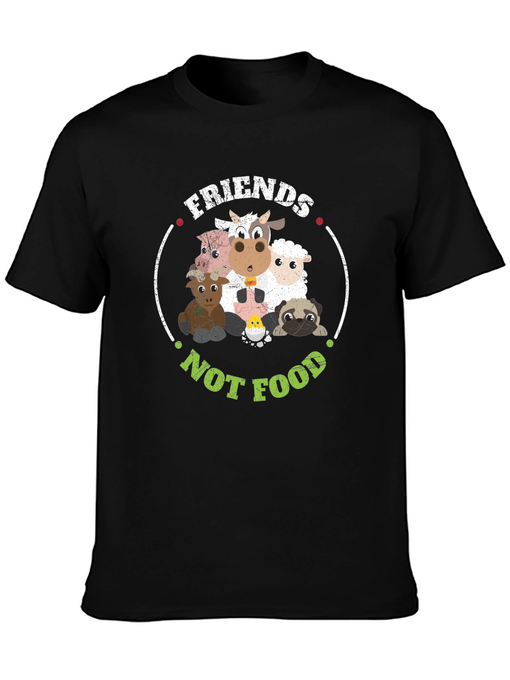 Friends Not Food Vegan Graphic T-Shirt